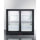 Commercial Back Bar Beverage Center For Freestanding Use, With Sliding Glass Doors And Black Cabinet - SCR700B Summit Commercial