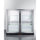 Commercial Back Bar Beverage Center For Freestanding Use, With Self-Closing French Doors - SCR7012DB Summit Commercial