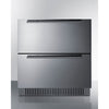 30'' Wide Built-In Undercounter ADA Height 2-Drawer Outdoor Refrigerator - SPR3032DADA Summit