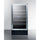 18'' Wide ADA Compliant Dual Zone Wine Cellar , With Digital Controls, Lock, And LED Lighting - SWC182ZADA Summit