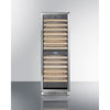 Upright Dual Zone Wine Cellar With Glass Door, Digital Thermostat, And Black Cabinet - SWC1966B Summit