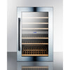 51 Bottle Fully Integrated Dual Zone Wine Cellar With Digital Controls And LED Lighting - VC60D Summit