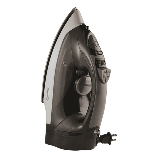 Brentwood  Steam Iron With Retractable Cord - Black