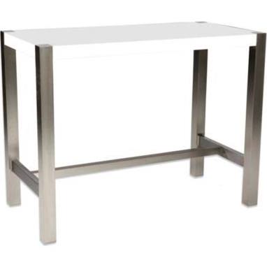 Moes Home Collection ER-1079-18 Riva Countertable  White - 36 x 47 x 24 in.