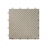 Master Mark Plastics 22309 12 x 12 in. Armadillo Mud Brown Polypropylene Interlocking Multi Purpose Floor Tile- Pack of 9