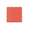 Powerhouse 12 x 12 in. Armadillo Flaming Red Polypropylene Interlocking Multi Purpose Floor Tile  Pack of 9