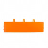 Master Mark Plastics 23204 12 in. Armadillo Tile Fire Orange Polypropylene Interlocking Bevels- Pack of 4
