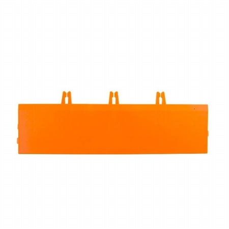 Master Mark Plastics 23204 12 in. Armadillo Tile Fire Orange Polypropylene Interlocking Bevels- Pack of 4