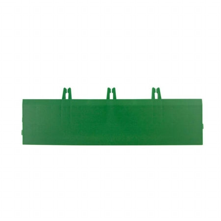Powerhouse 12 in. Armadillo Tile Extreme Green Polypropylene Interlocking Bevels  Pack of 4