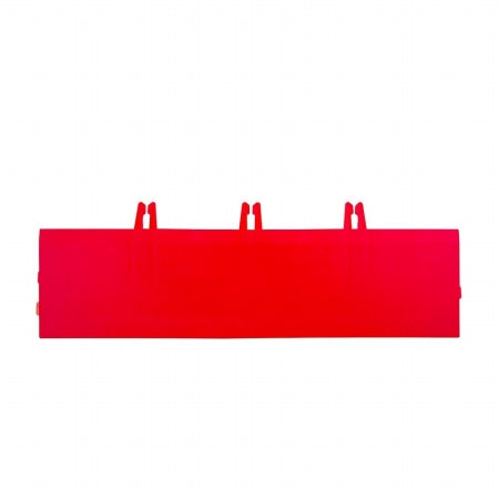 Master Mark Plastics 23604 12 in. Armadillo Tile Flaming Red Polypropylene Interlocking Bevels- Pack of 4