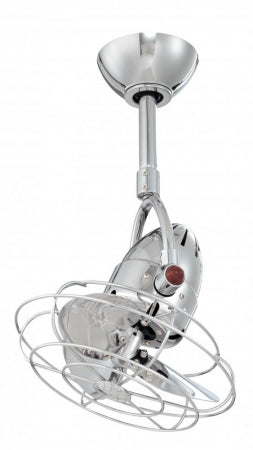 Matthews Fan DI-CR-MTL Diane Ceiling Fan Polished Chrome-Metal Blades