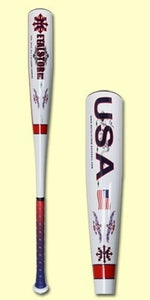 MetalStorm 32 In. Patriot 1 piece Baseball Bat