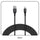 Naxa 3 Ft. Fast Charge and Sync Round Micro USB Cable-BLACK