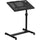 Black Adjustable Height Steel Mobile Computer Desk - Flash Furniture