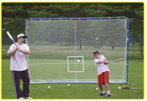 EZGoal 63071 Multi-Sport Folding 6 -In- 1 Tilting Backstop/Goal