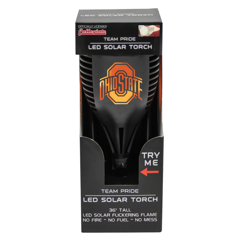 Ohio State Buckeyes Solar Torch LED - Sporticulture