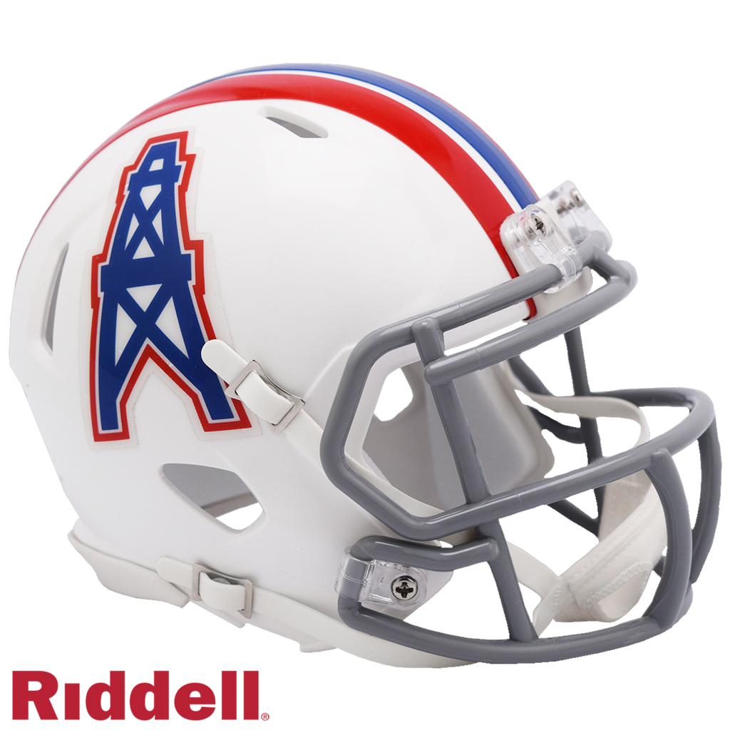 Houston Oilers Helmet Riddell Replica Mini Speed Style 1975-1980 T/B - Riddell