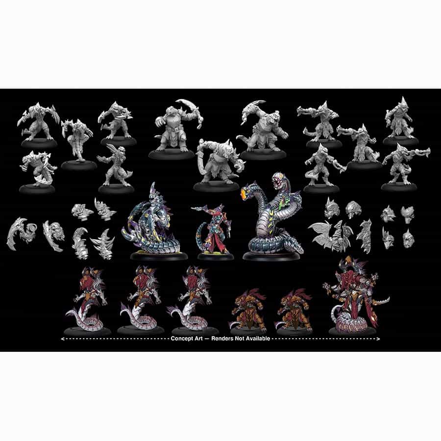 Privateer Press -  Warmachine: Khymaera: Shadowflame Shard Core Army Starter (Mk Iv)