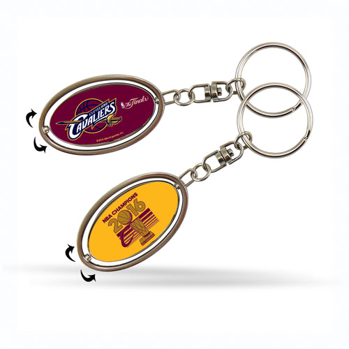Cleveland Cavaliers Keychain Metal Spinner 2016 Champions - Rico Industries