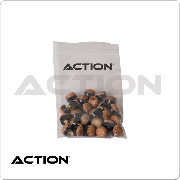 Screw-On QTSCOT Cue Tip - bag of 25 Pool Cues