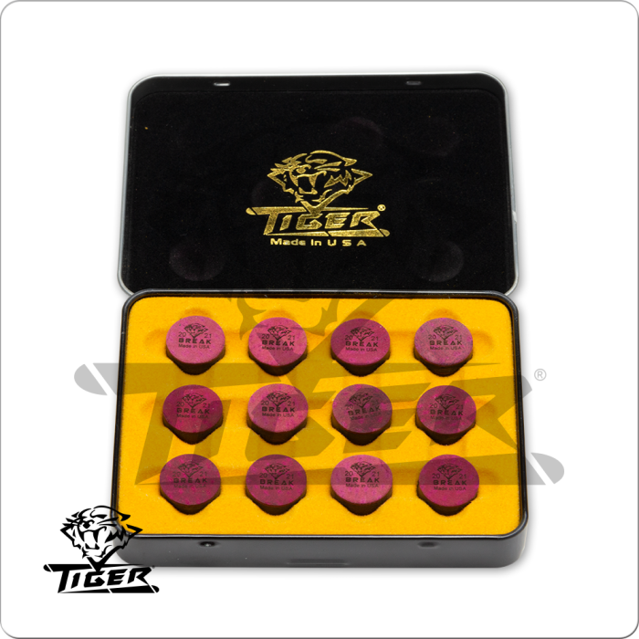 Tiger QTTBK12 Break/Jump Tip- Box of 12 BILLIARDS ACCESSORIES