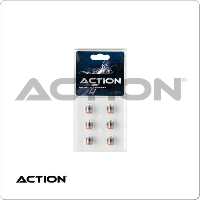 Yukon QTYBP Screw-On Cue Tip - Blister Pack of 6 Pool Cues