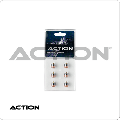 Yukon QTYBP Screw-On Cue Tip - Blister Pack of 6 Pool Cues