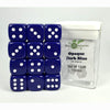 Role 4 Initiative Llc -  12D6 Pips - 12Ct Dice Set: 18Mm D6: Opaque Dark Blue With White