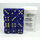 Role 4 Initiative Llc -  12D6 Pips - 12Ct Dice Set: 18Mm D6: Opaque Dark Blue With Yellow