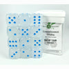 Role 4 Initiative Llc -  12D6 Pips - 12Ct Dice Set: 18Mm D6: Translucent White With Black