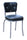 Richardson Seating Corp 4240BLK 4240 Lucy Diner Chair -Black-Seat  - Chrome