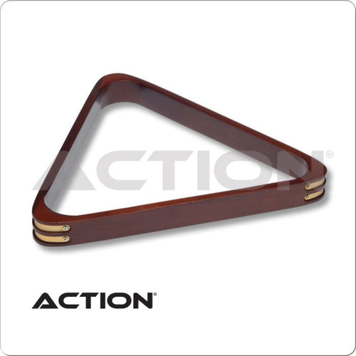 Action RK8B 8 Ball Brass Corners Rack  - CHOCOLATE Table Accessories - Ball Racks