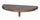 Trato 13 in. H x 36 in. W x 18 in. D Wood Wall Pub Table - Cappuccino