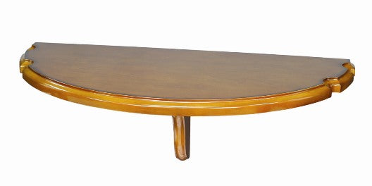 Trato 13 in. H x 36 in. W x 18 in. D Wood Wall Pub Table - Chestnut