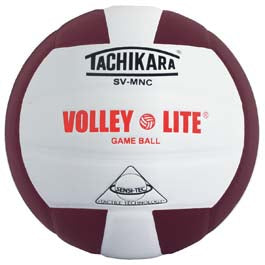 Tachikara SVMNC.CDW Volley-Lite Game Ball - Cardinal-White