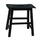 International Concepts S46-781 Slat seat stool - 18'' sh - rta Black