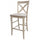 International Concepts S-143 Vinyard Barheight Stool - 30'' SH Unfiinished