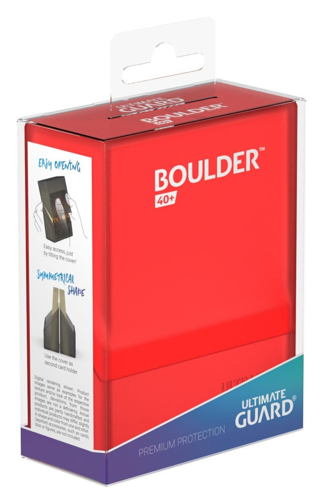 Ultimate Guard - Deck Box - Boulder 40+ Ruby