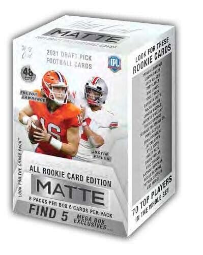 Wild Card Football 2021 Wild Card Matte Football Mega Box - White