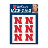 Nebraska Cornhuskers Tattoo Face Cals - Wincraft