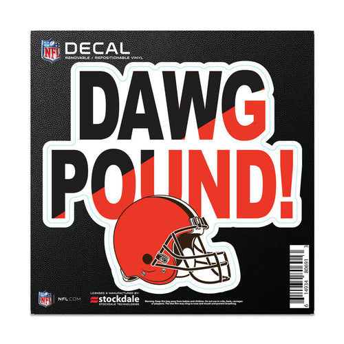 Cleveland Browns Decal 6x6 All Surface Slogan - WinCraft