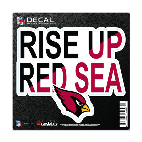 Arizona Cardinals Decal 6x6 All Surface Slogan - WinCraft