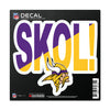 Minnesota Vikings Decal 6x6 All Surface Slogan - Wincraft