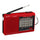 Supersonic  9 Band Radio with Bluetooth in Red