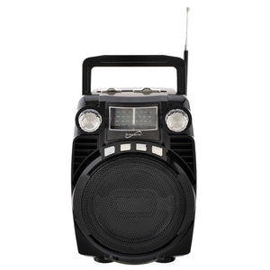 Supersonic  Bluetooth Portable 4 Band Radio in Black