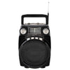 Supersonic  Bluetooth Portable 4 Band Radio in Black