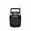 Supersonic  Bluetooth Portable 4 Band Radio in Black