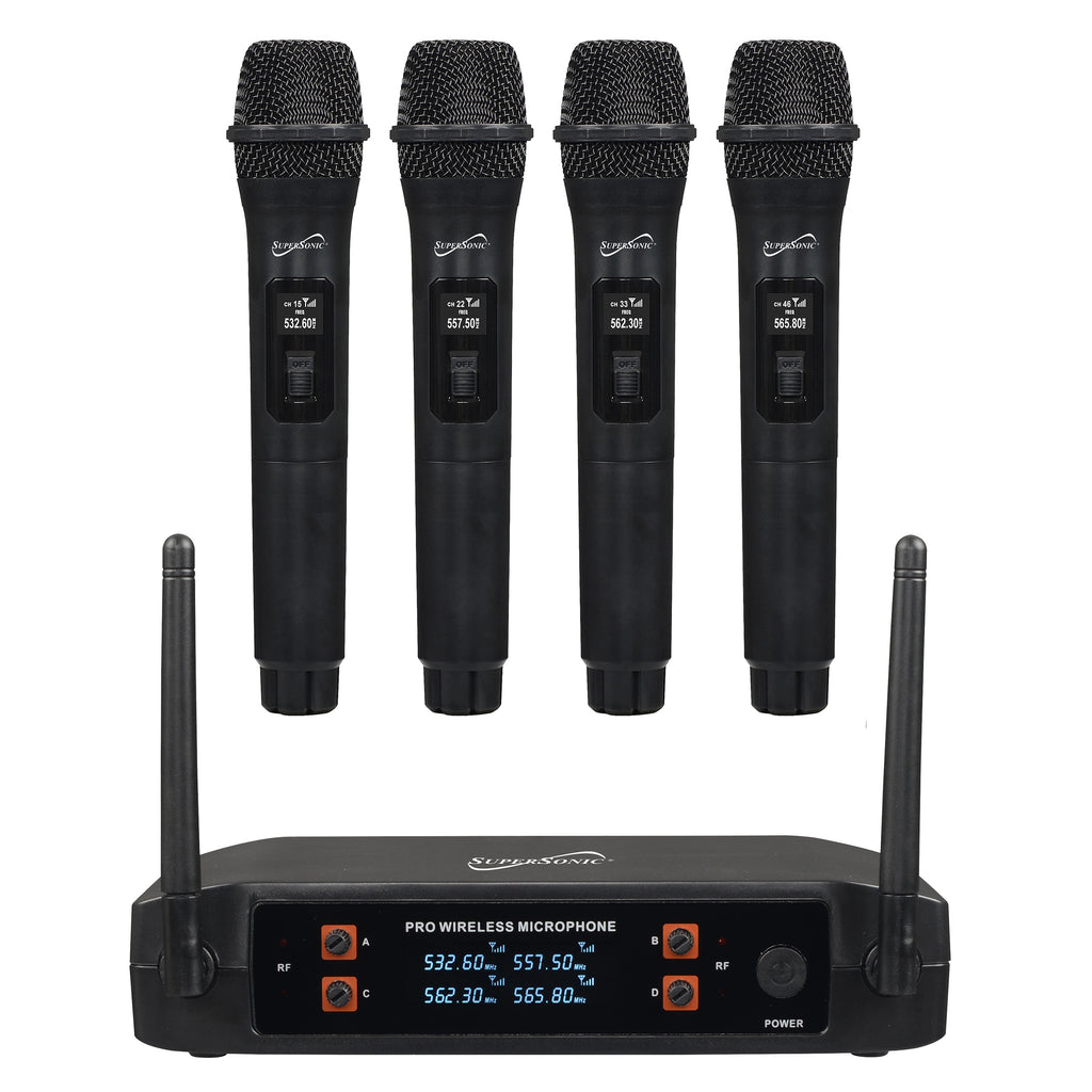 Supersonic SuperSonic 2.4G 4 Channel Wireless Microphone System