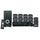 Supersonic  5.1 Channel DVD Home Theater System with USB Input and Karaoke Function