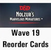 DUNGEONS AND DRAGONS: NOLZUR'S MARVELOUS MINIATURES RETAILER REORDER CARDS